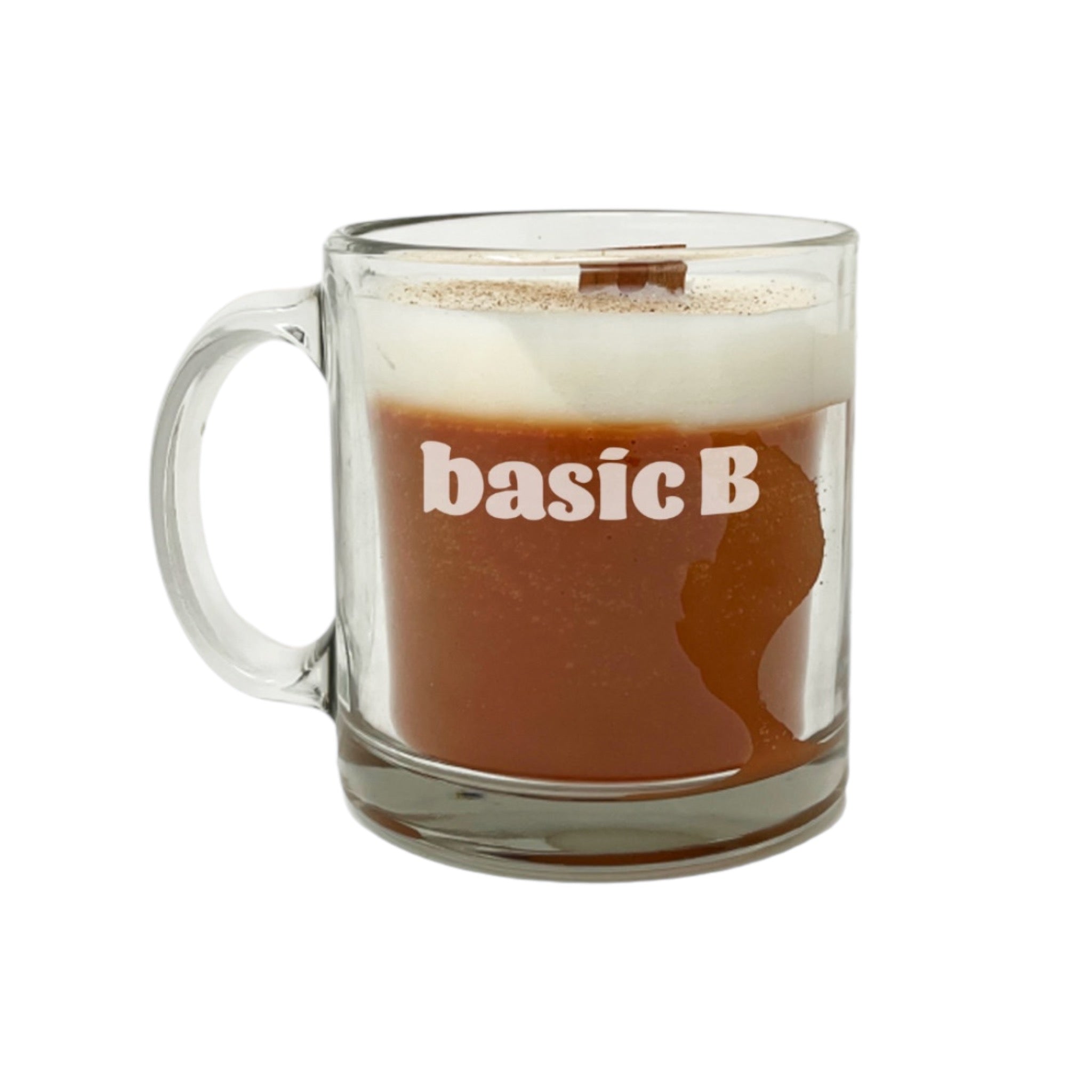 "Basic B" Pumpkin Spice Latte Wooden Wick Candle